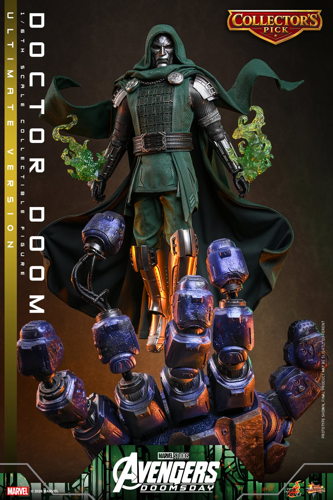 *PRE-ORDER Doctor Doom (Ultimate) - Marvel Avengers Doomsday Hot Toys Collectibles 1/6th Scale Action Figure