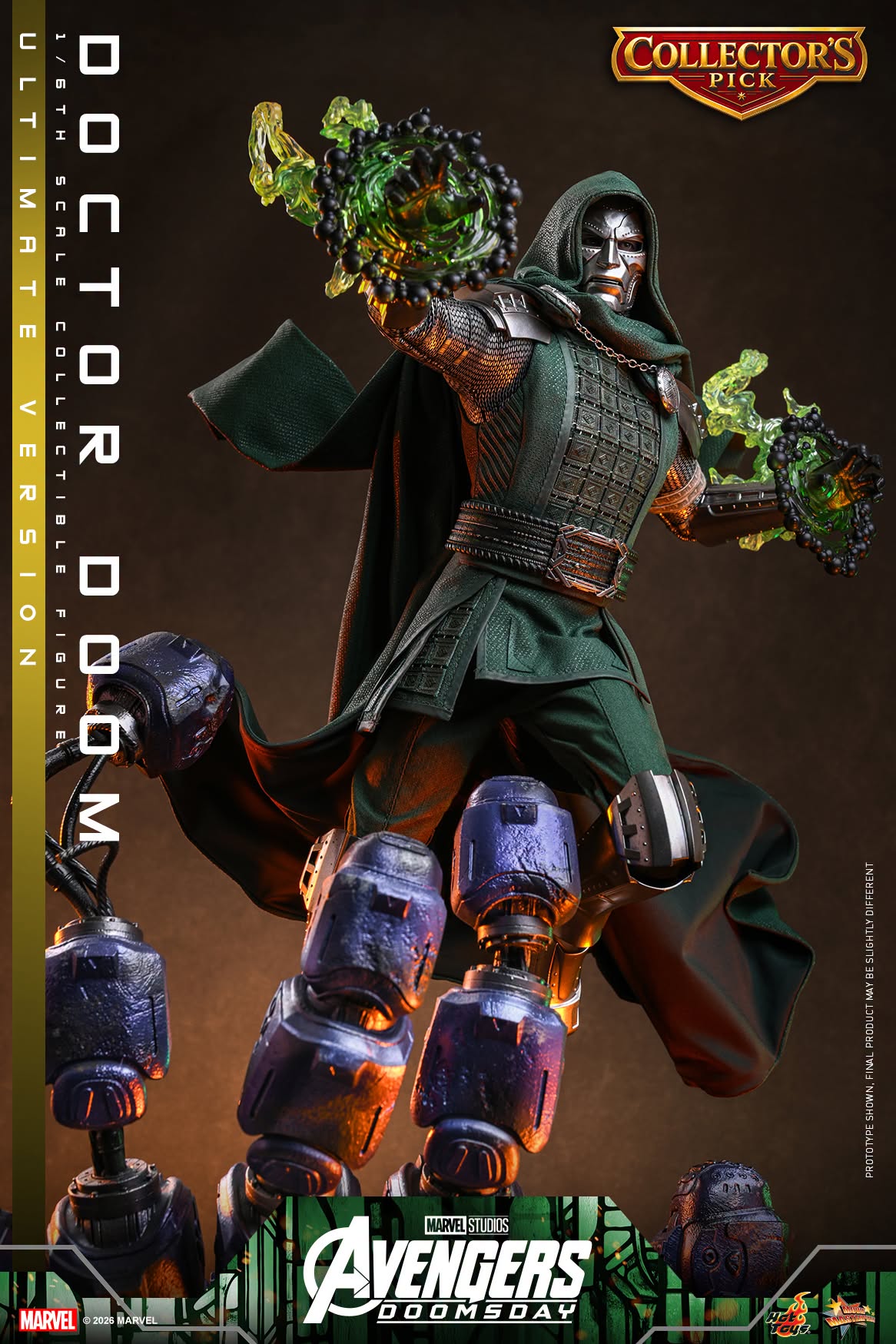 *PRE-ORDER Doctor Doom (Ultimate) - Marvel Avengers Doomsday Hot Toys Collectibles 1/6th Scale Action Figure