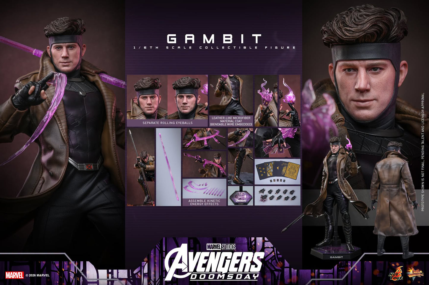 *PRE-ORDER Gambit - Marvel Avengers Doomsday Hot Toys Collectibles 1/6th Scale Action Figure