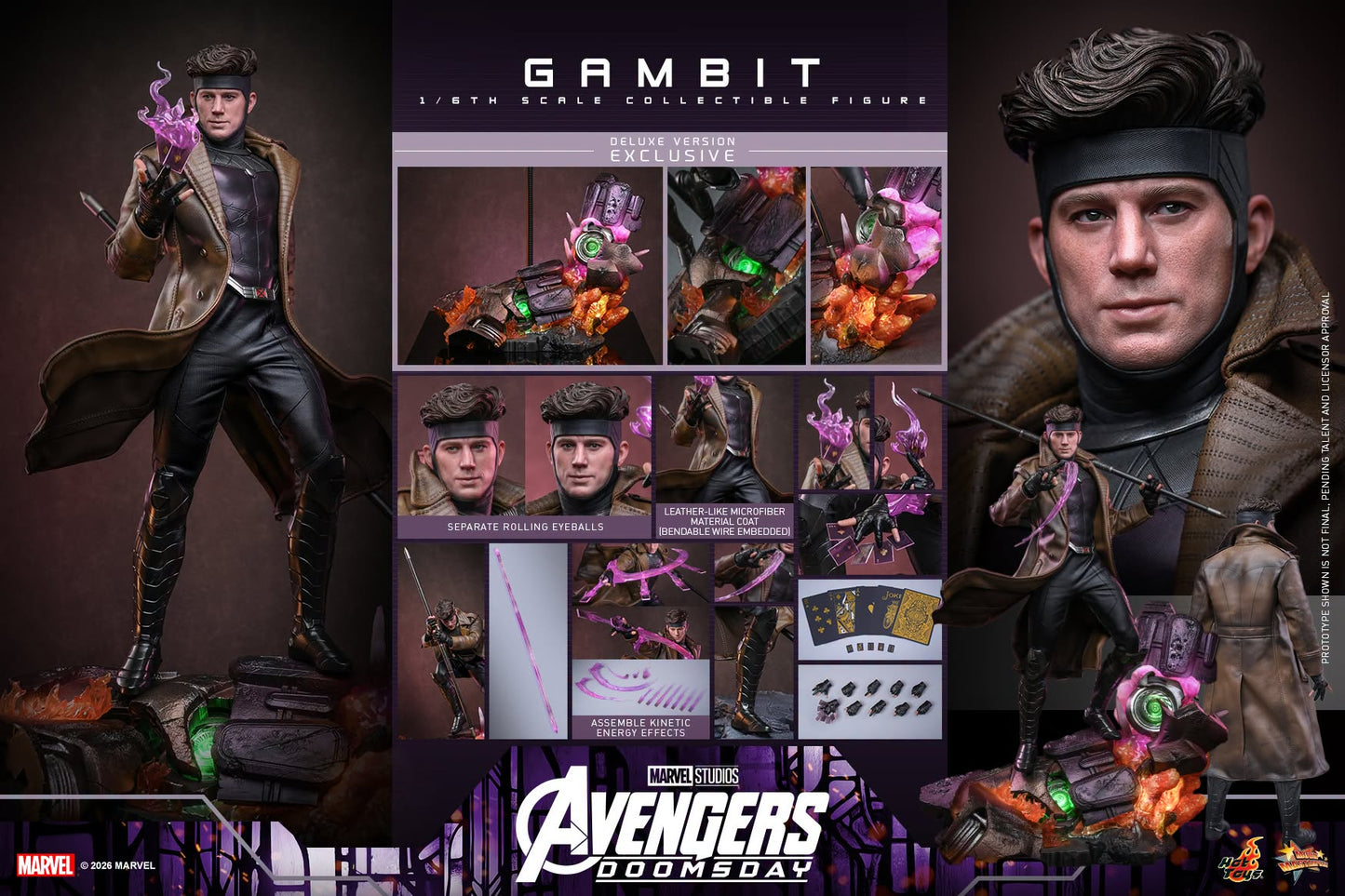 *PRE-ORDER Gambit (Deluxe) - Marvel Avengers Doomsday Hot Toys Collectibles 1/6th Scale Action Figure