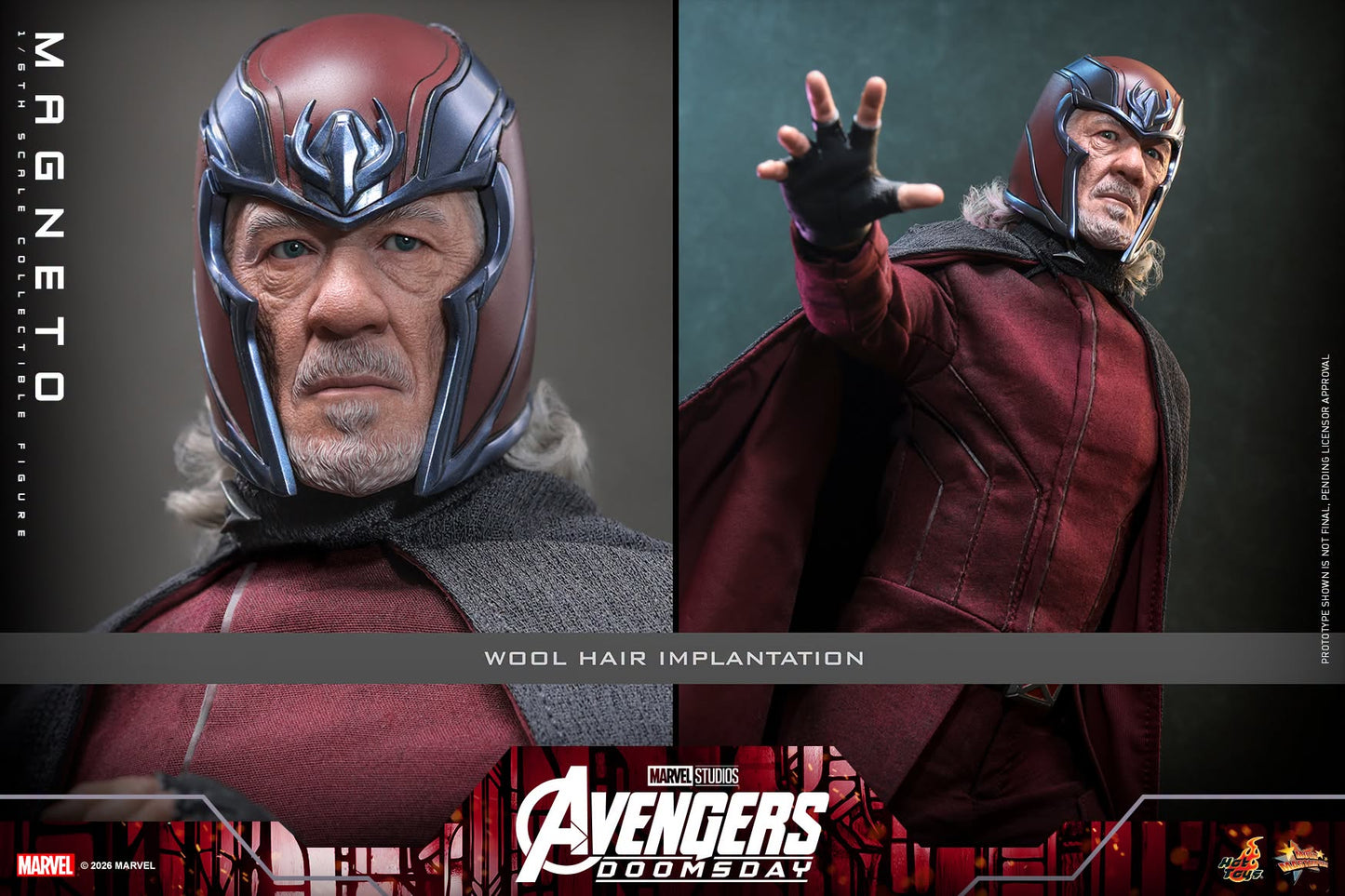 *PRE-ORDER Magneto - Marvel Avengers Doomsday Hot Toys Collectibles 1/6th Scale Action Figure