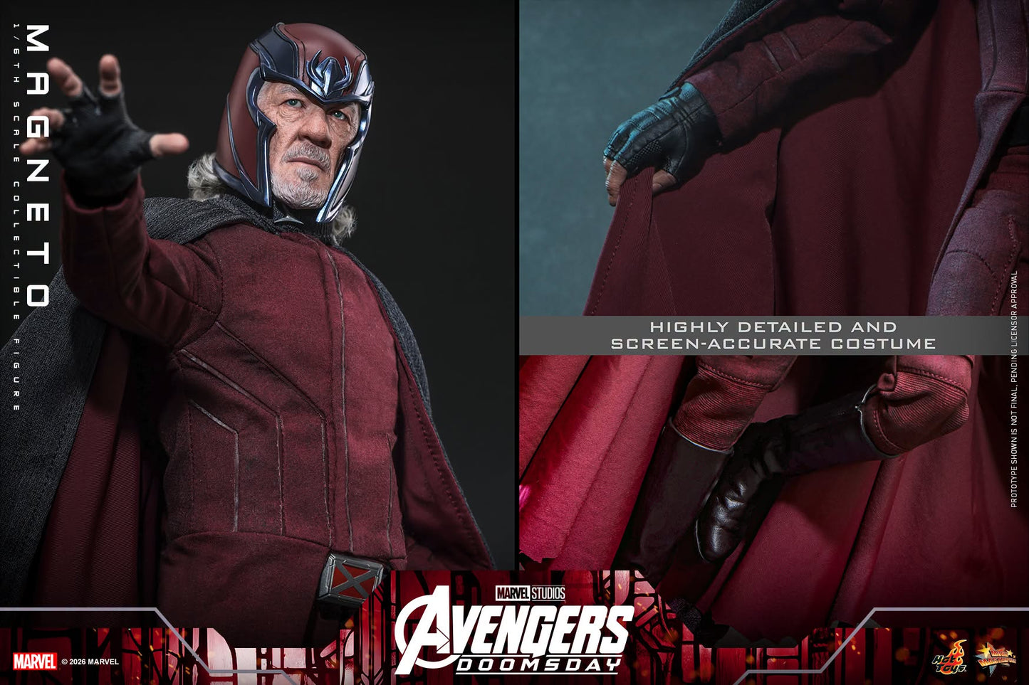*PRE-ORDER Magneto - Marvel Avengers Doomsday Hot Toys Collectibles 1/6th Scale Action Figure