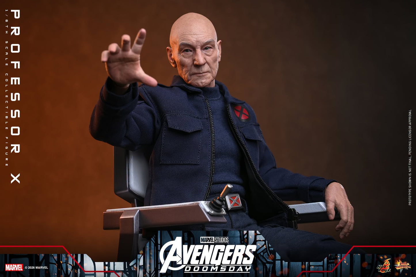 PRE-ORDER Professor X - Marvel Avengers Doomsday Hot Toys Collectibles 1/6th Scale Action Figure