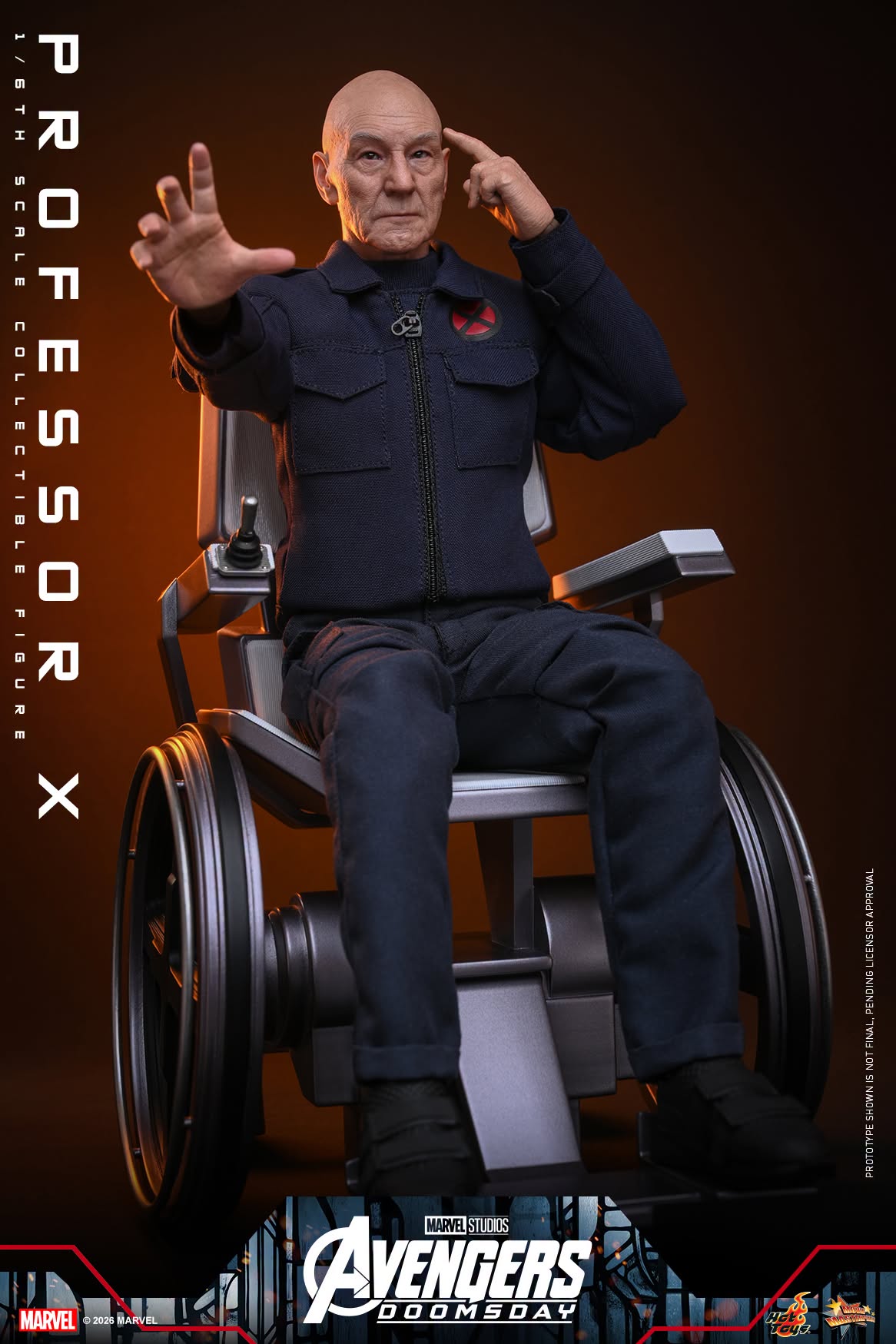 PRE-ORDER Professor X - Marvel Avengers Doomsday Hot Toys Collectibles 1/6th Scale Action Figure