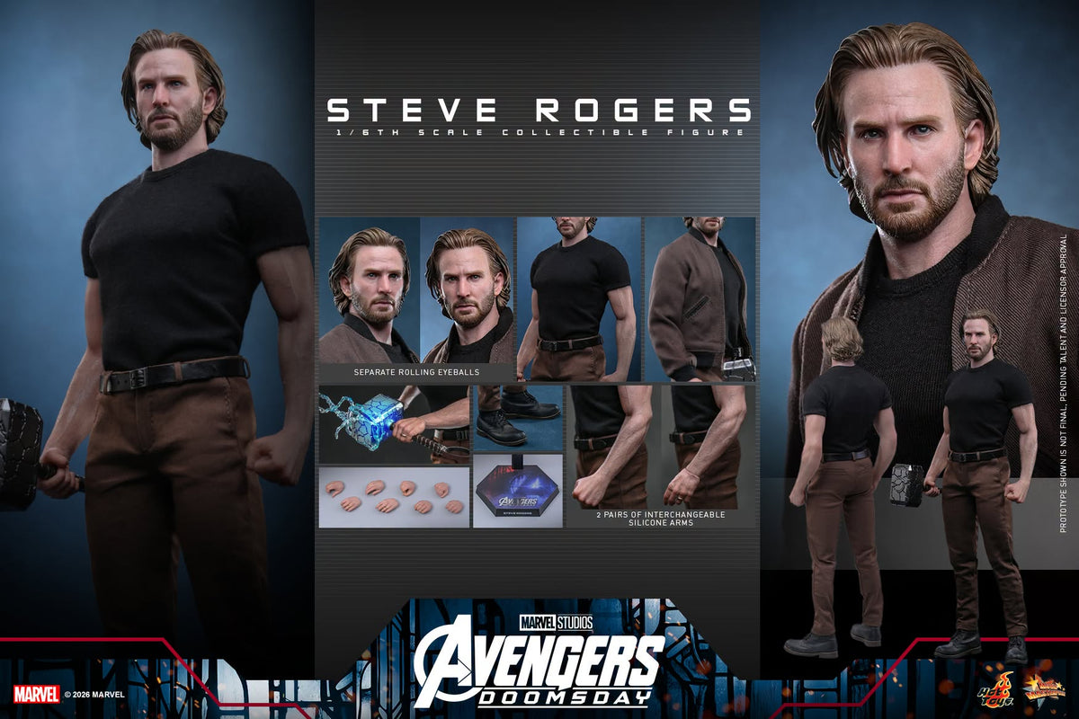PRE-ORDER Steve Rogers - Marvel Avengers Doomsday Hot Toys Collectibles 1/6th Scale Action Figure