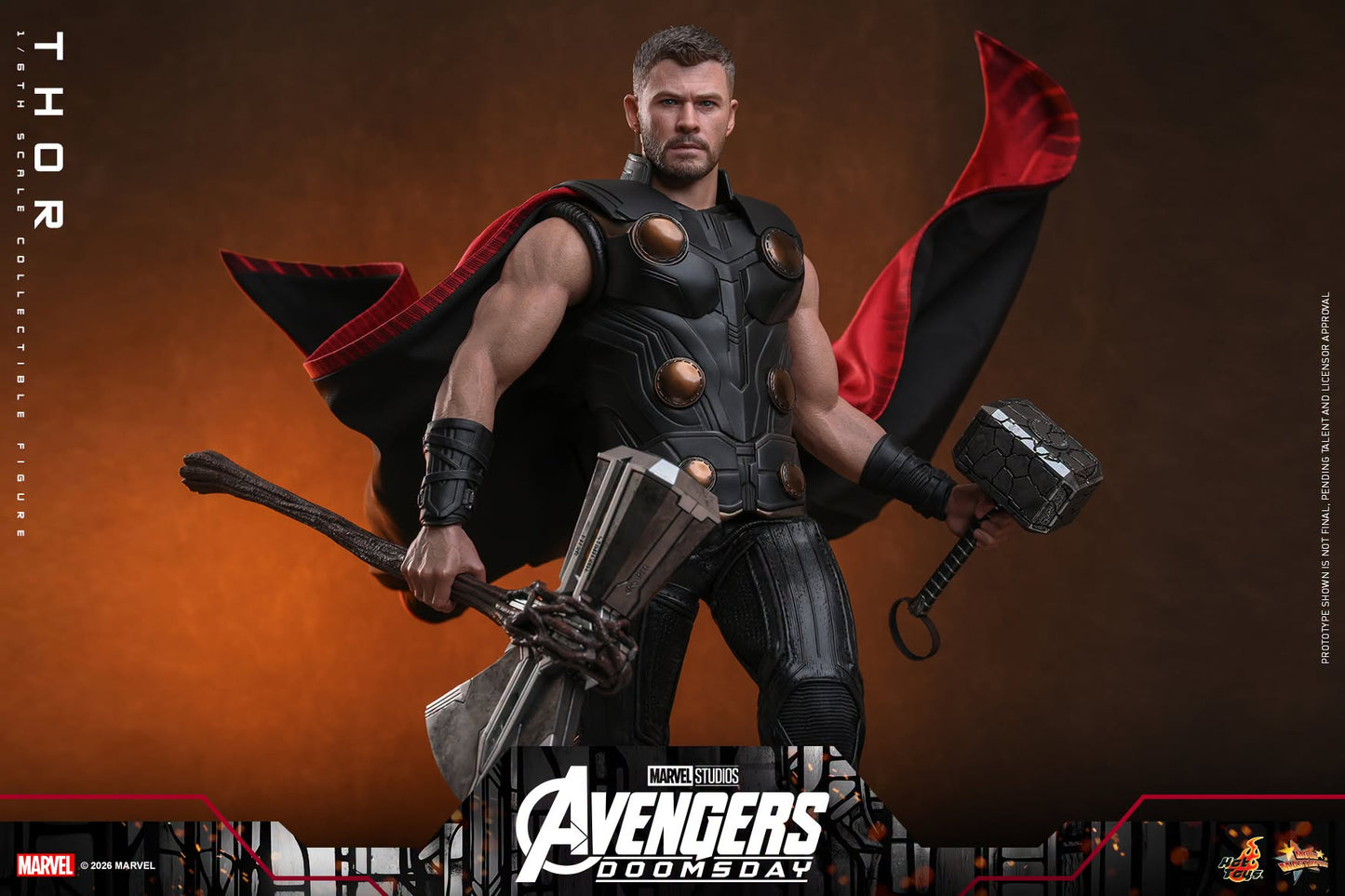 PRE-ORDER Thor - Marvel Avengers Doomsday Hot Toys Collectibles 1/6th Scale Action Figure