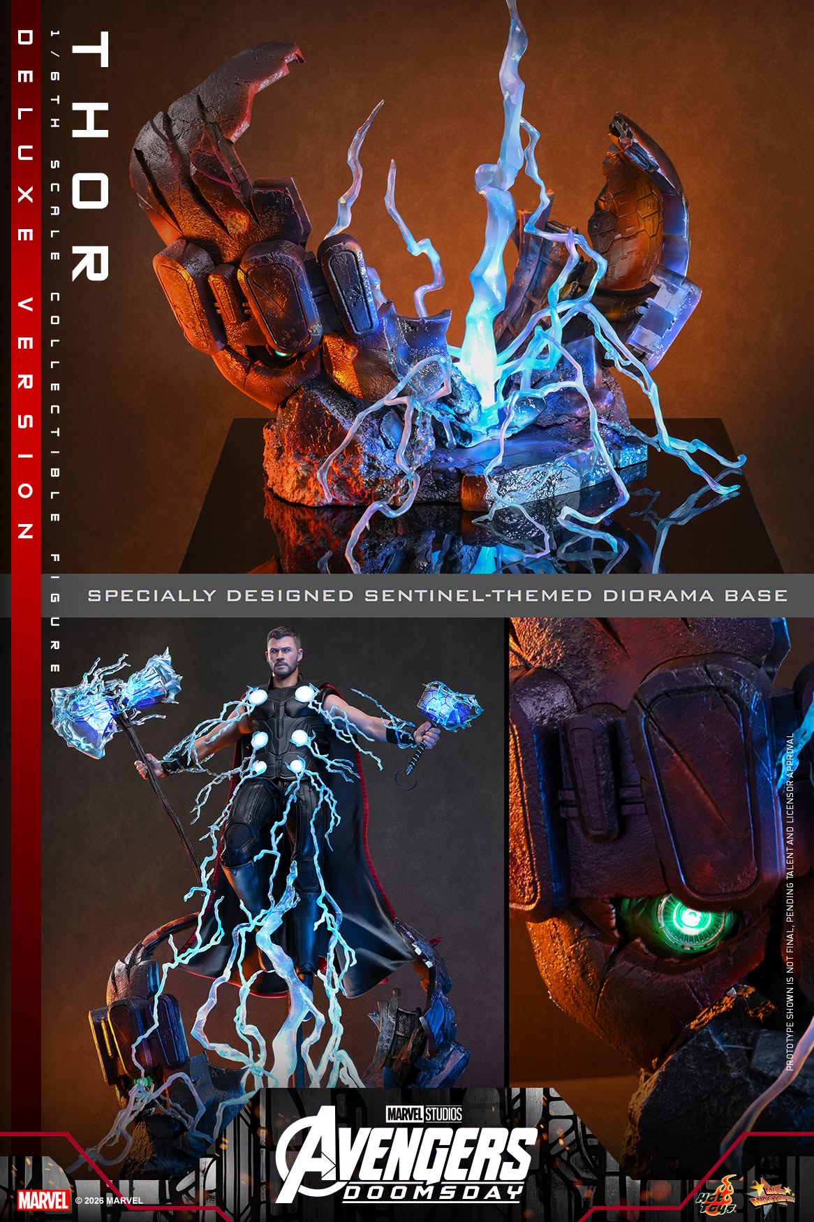 PRE-ORDER Thor (Deluxe) - Marvel Avengers Doomsday Hot Toys Collectibles 1/6th Scale Action Figure