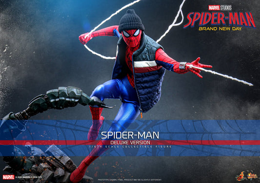 *PRE-ORDER Spider-Man (Deluxe) - Marvel Spider-Man: Brand New Day Hot Toys Collectibles 1/6th Scale Action Figure