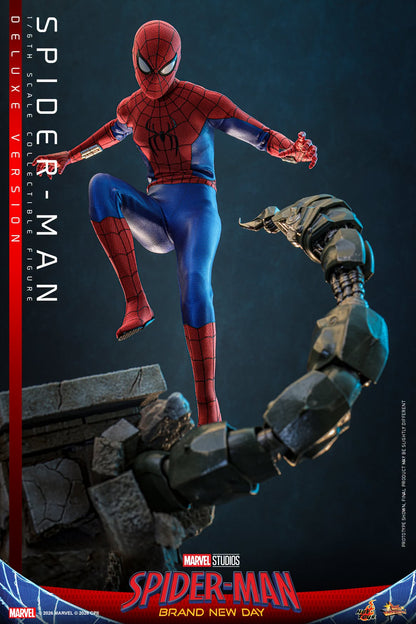 *PRE-ORDER Spider-Man (Deluxe) - Marvel Spider-Man: Brand New Day Hot Toys Collectibles 1/6th Scale Action Figure