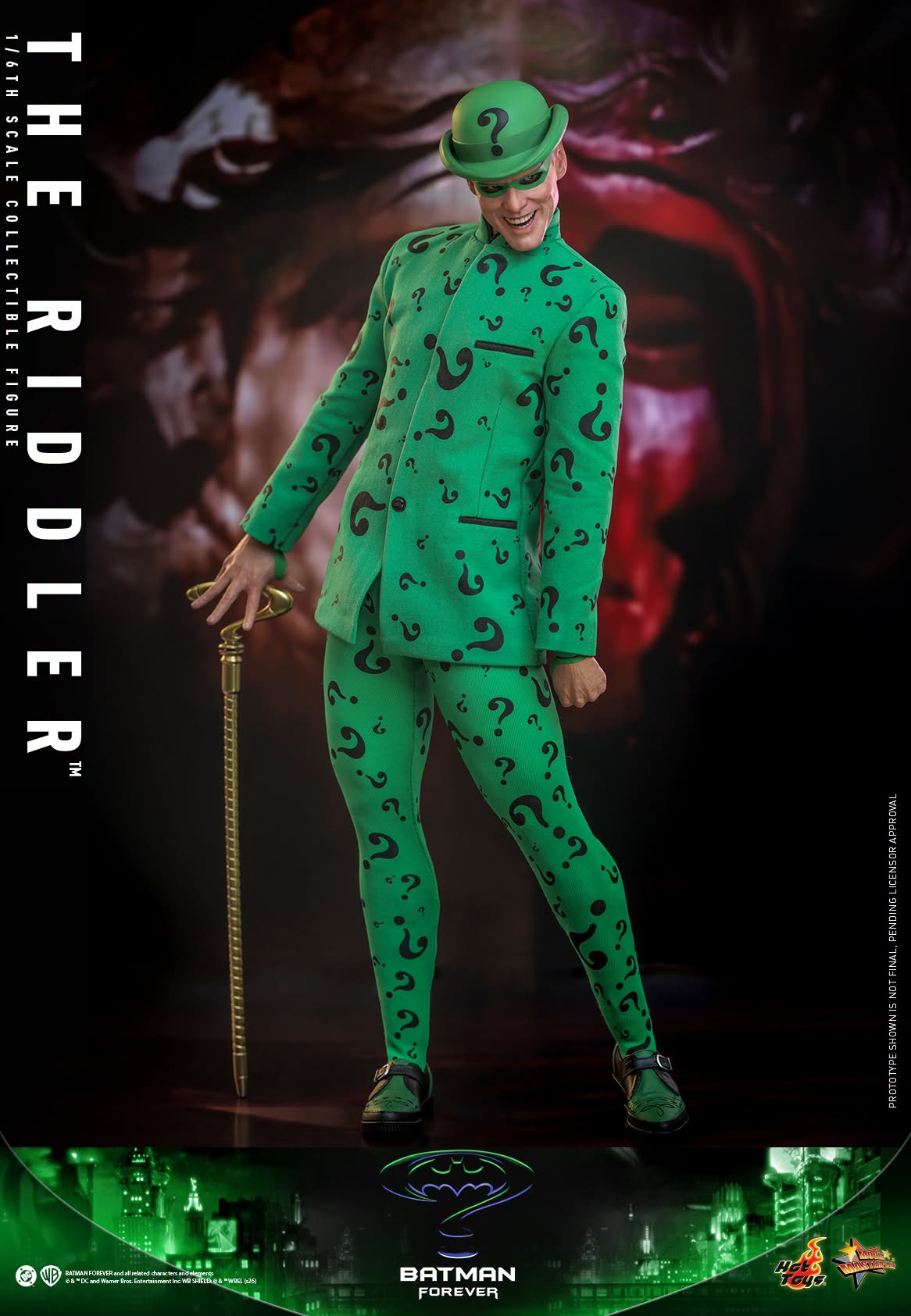 PRE-ORDER The Riddler - DC Batman Forever Hot Toys Collectibles 1/6 Scale Action Figure (Copy)