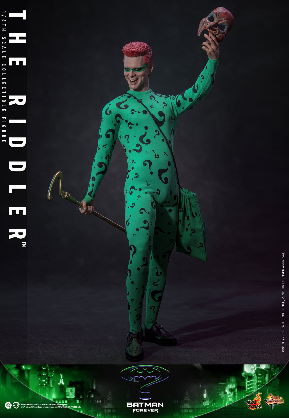 PRE-ORDER The Riddler - DC Batman Forever Hot Toys Collectibles 1/6 Scale Action Figure (Copy)