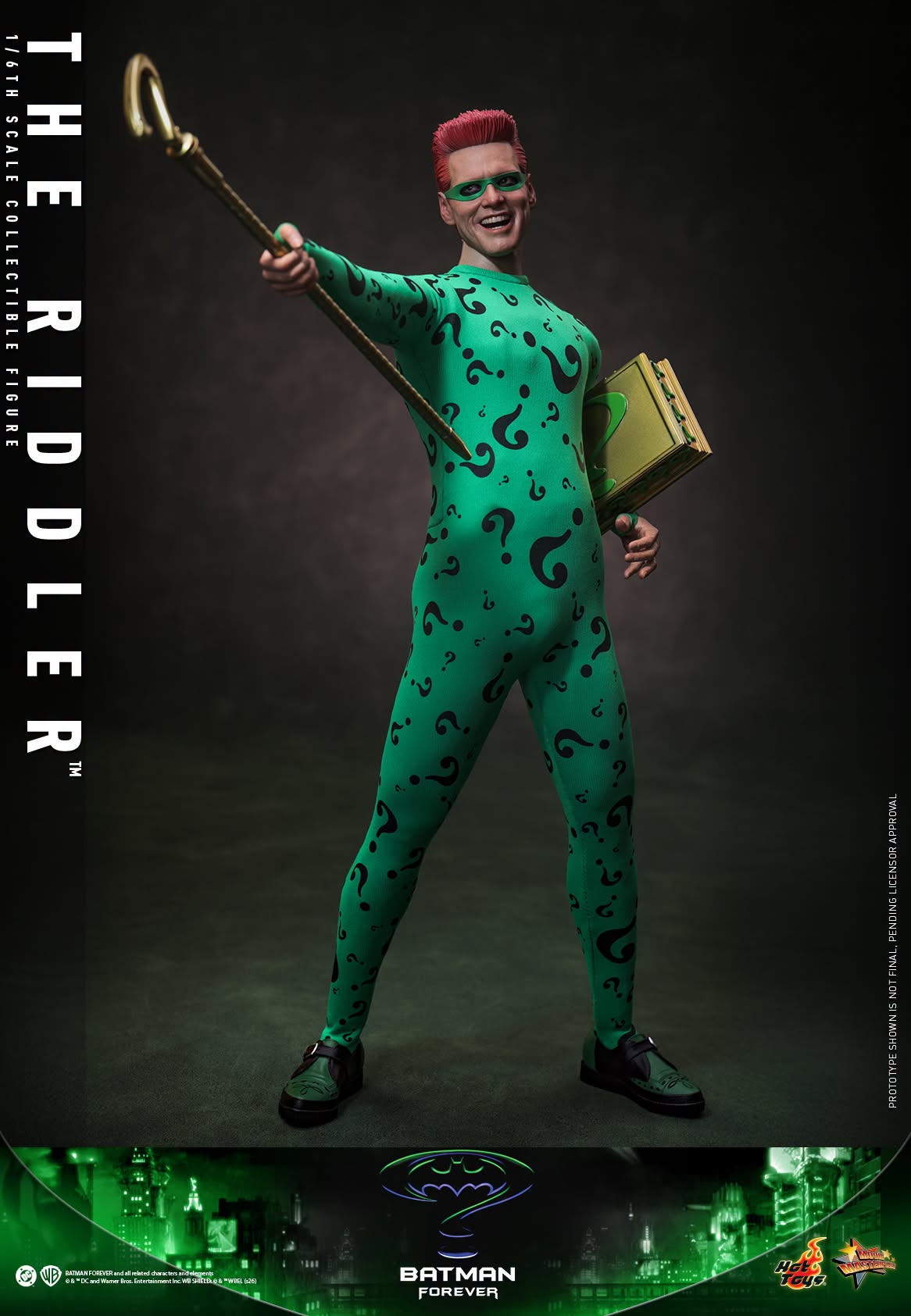 PRE-ORDER The Riddler - DC Batman Forever Hot Toys Collectibles 1/6 Scale Action Figure (Copy)