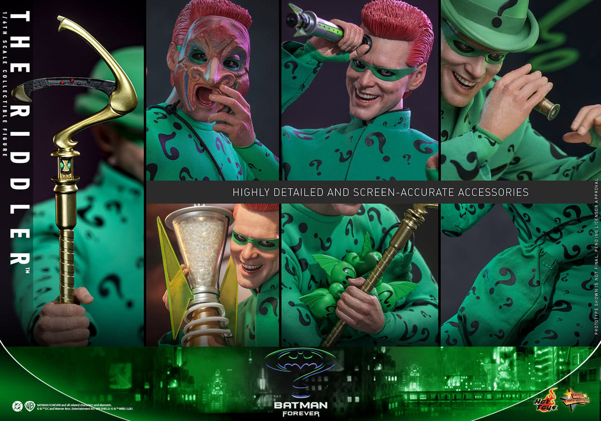 PRE-ORDER The Riddler - DC Batman Forever Hot Toys Collectibles 1/6 Scale Action Figure (Copy)