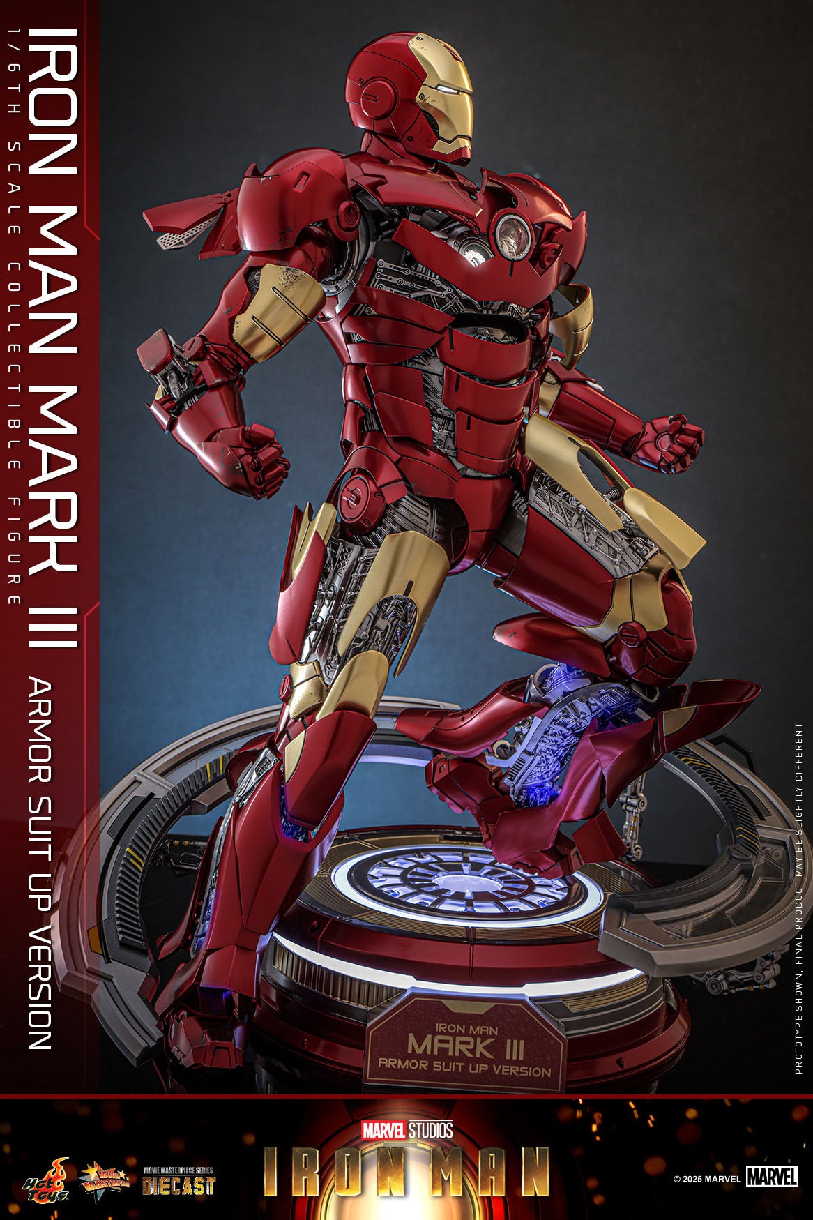 Iron Man Mark III (Suit Up Edition) - Marvel Iron Man Hot Toys Collectibles 1/6 Scale Action Figure (Copy) (Copy)