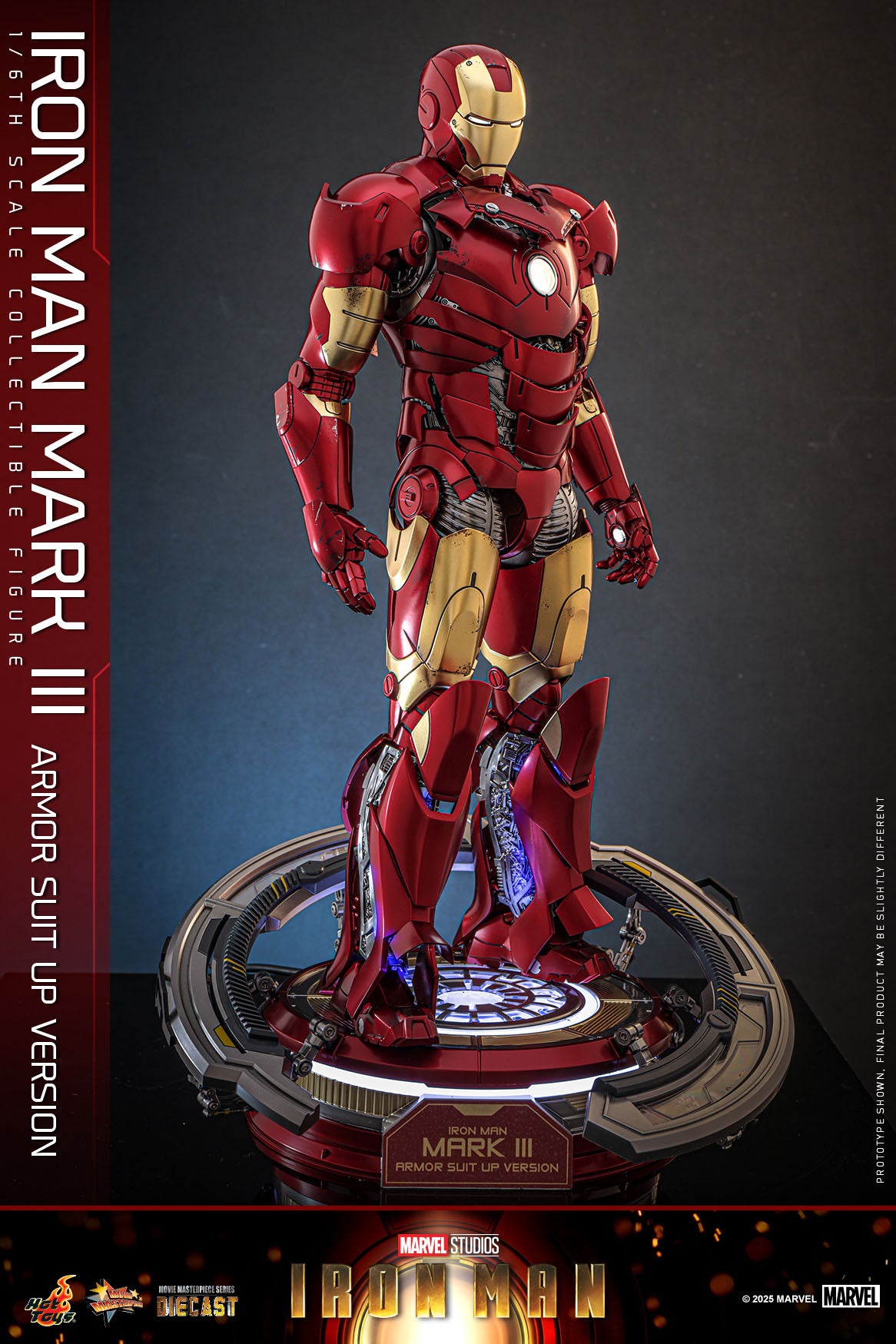 Iron Man Mark III (Suit Up Edition) - Marvel Iron Man Hot Toys Collectibles 1/6 Scale Action Figure (Copy) (Copy)