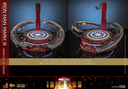 Iron Man Mark III (Suit Up Edition) - Marvel Iron Man Hot Toys Collectibles 1/6 Scale Action Figure (Copy) (Copy)