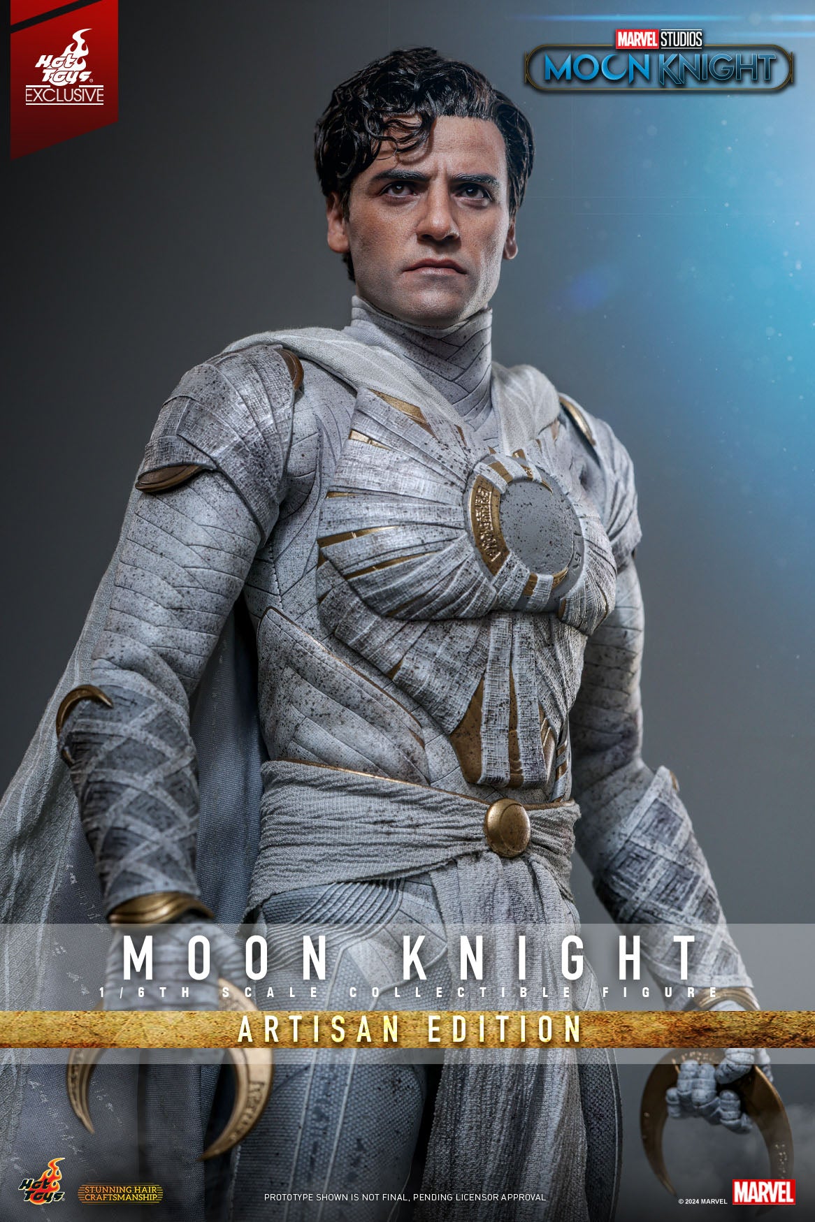 Moon Knight (Artisan Edition) - Marvel Moon Knight Hot Toys Collectibles 1/6 Scale Action Figure (Copy)