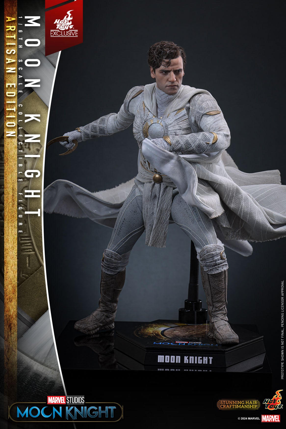 Moon Knight (Artisan Edition) - Marvel Moon Knight Hot Toys Collectibles 1/6 Scale Action Figure (Copy)