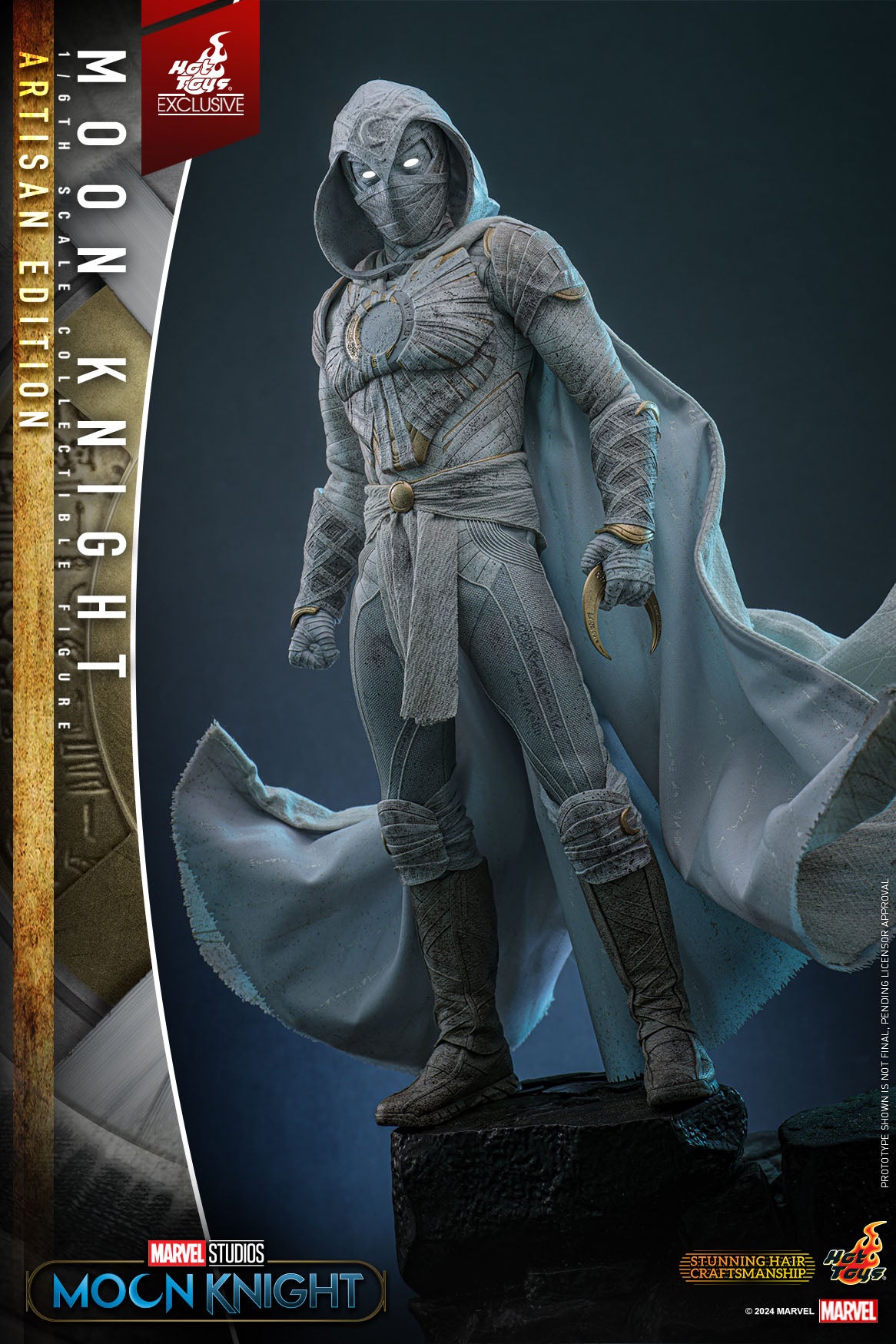 Moon Knight (Artisan Edition) - Marvel Moon Knight Hot Toys Collectibles 1/6 Scale Action Figure (Copy)