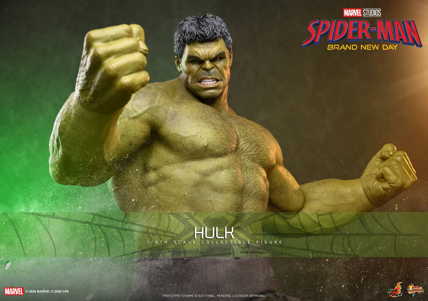 *PRE-ORDER Hulk - Marvel Spider-Man: Brand New Day Hot Toys Collectibles 1/6th Scale Action Figure