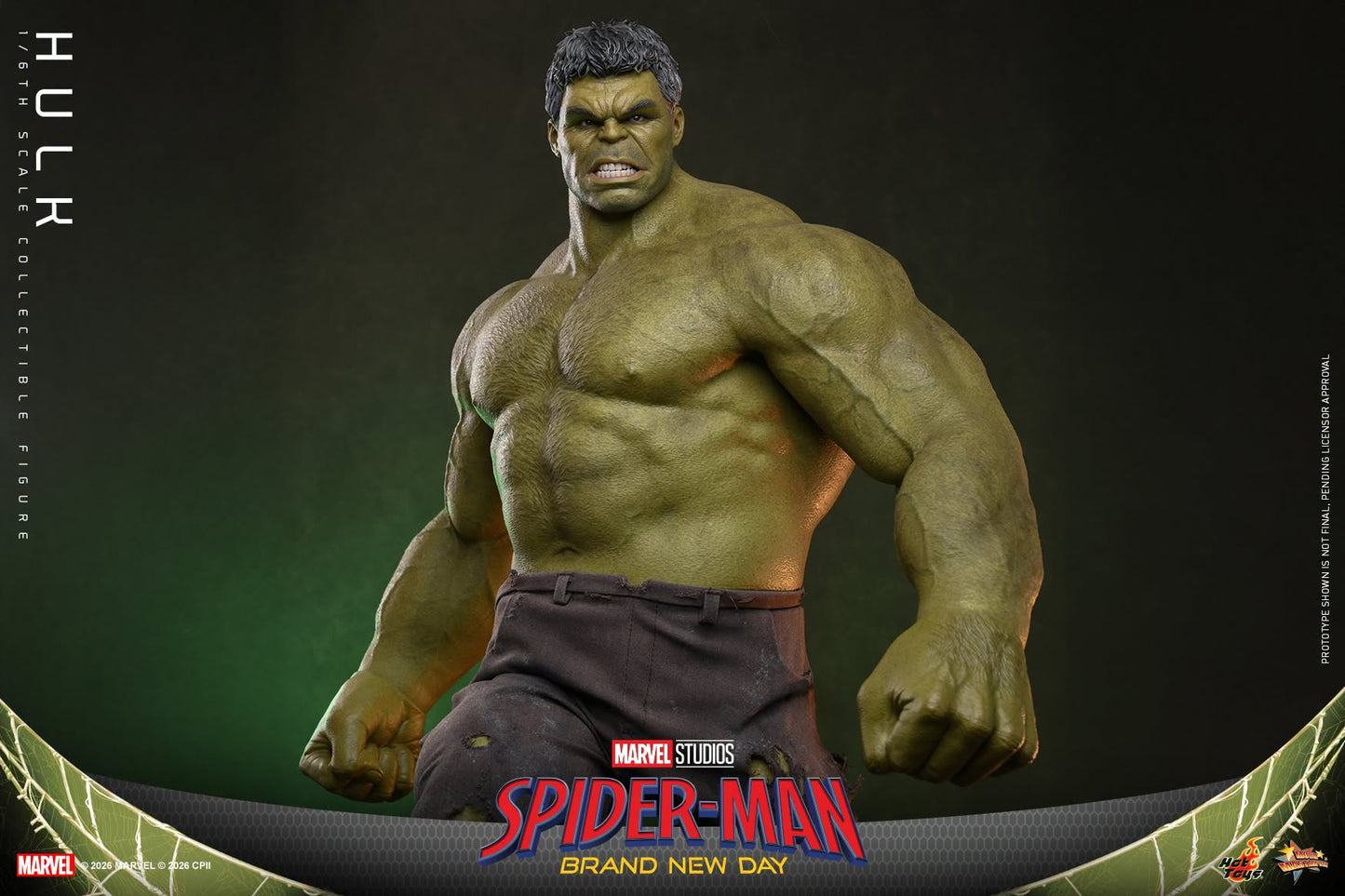 *PRE-ORDER Hulk - Marvel Spider-Man: Brand New Day Hot Toys Collectibles 1/6th Scale Action Figure