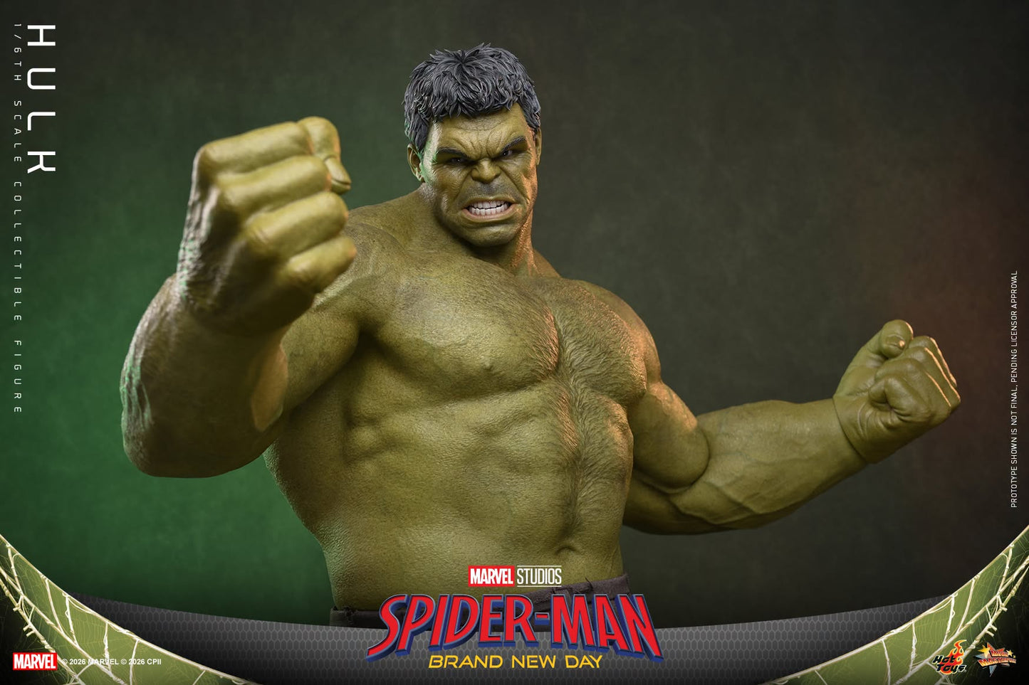 *PRE-ORDER Hulk - Marvel Spider-Man: Brand New Day Hot Toys Collectibles 1/6th Scale Action Figure