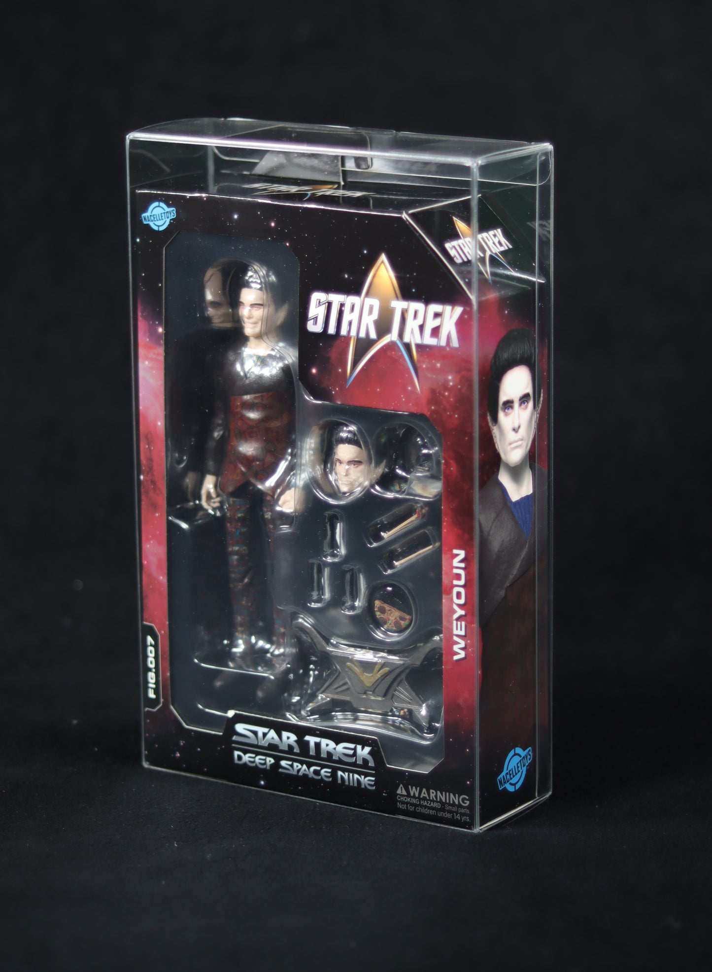 SAF Premium Foldable Display Case - Nacelle Toys Star Trek Action Figure