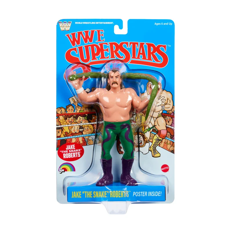 Mattel WWE LJN Superstars 8 Inch Posed Action Figure - Jake "The Snake" Roberts