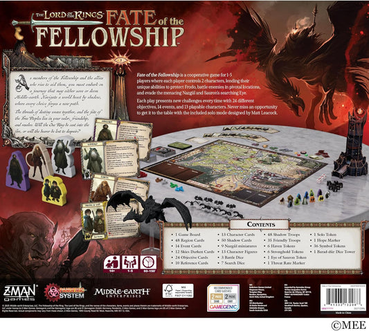 Lord of the Rings Board Game - Fate of the Fellowship
