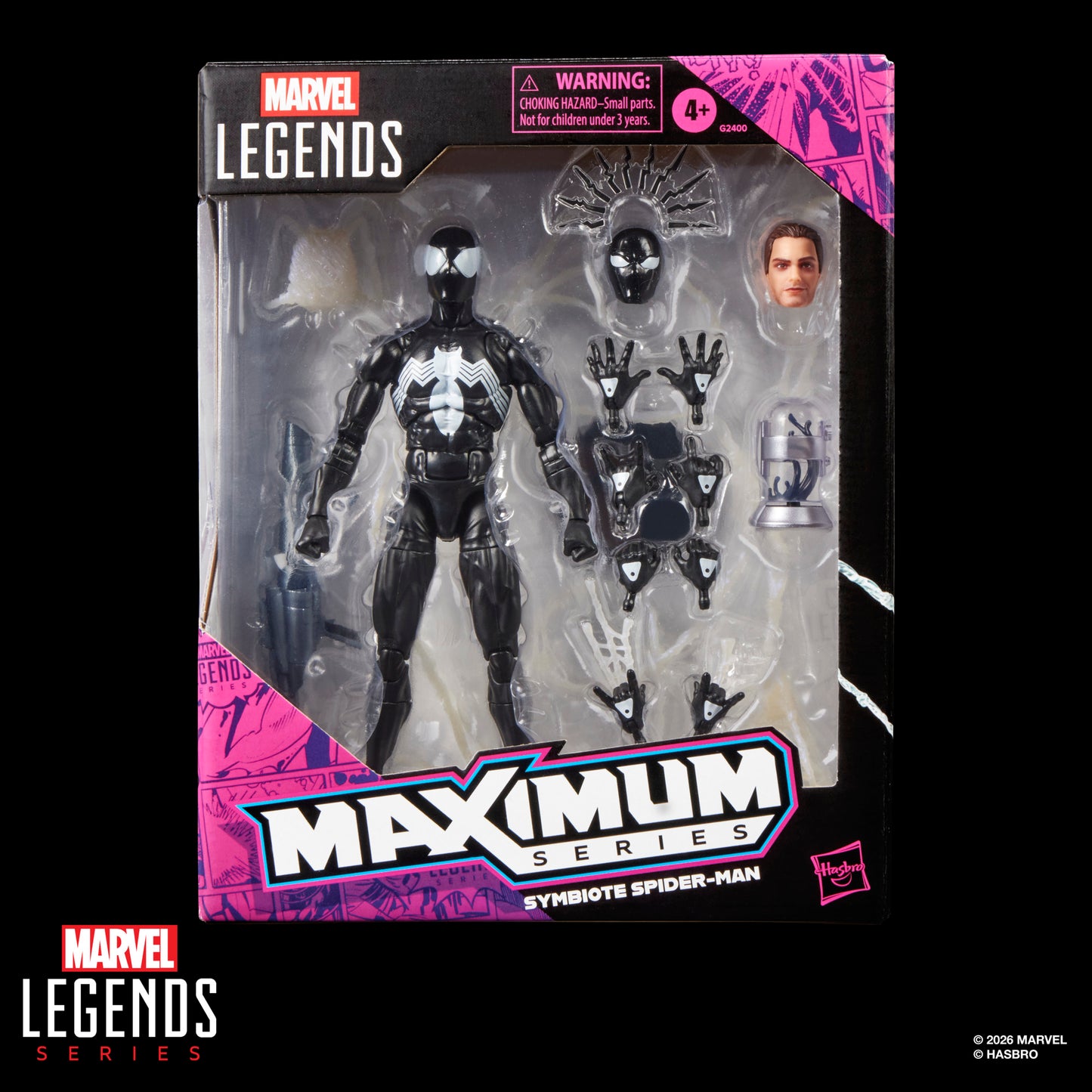 *PRE-ORDER Marvel Legends Maximum Series 6 Inch Deluxe Action Figure - Symbiote Spider-Man