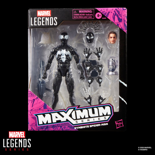 *PRE-ORDER Marvel Legends Maximum Series 6 Inch Deluxe Action Figure - Symbiote Spider-Man