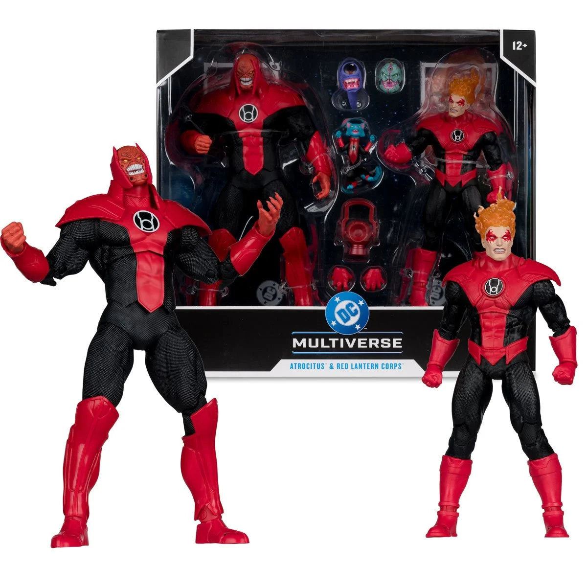 *PRE-ORDER DC Multiverse 7 Inch Scale Action Figure 2-pack With Megafig - Atrocitus & Red Lantern Corps