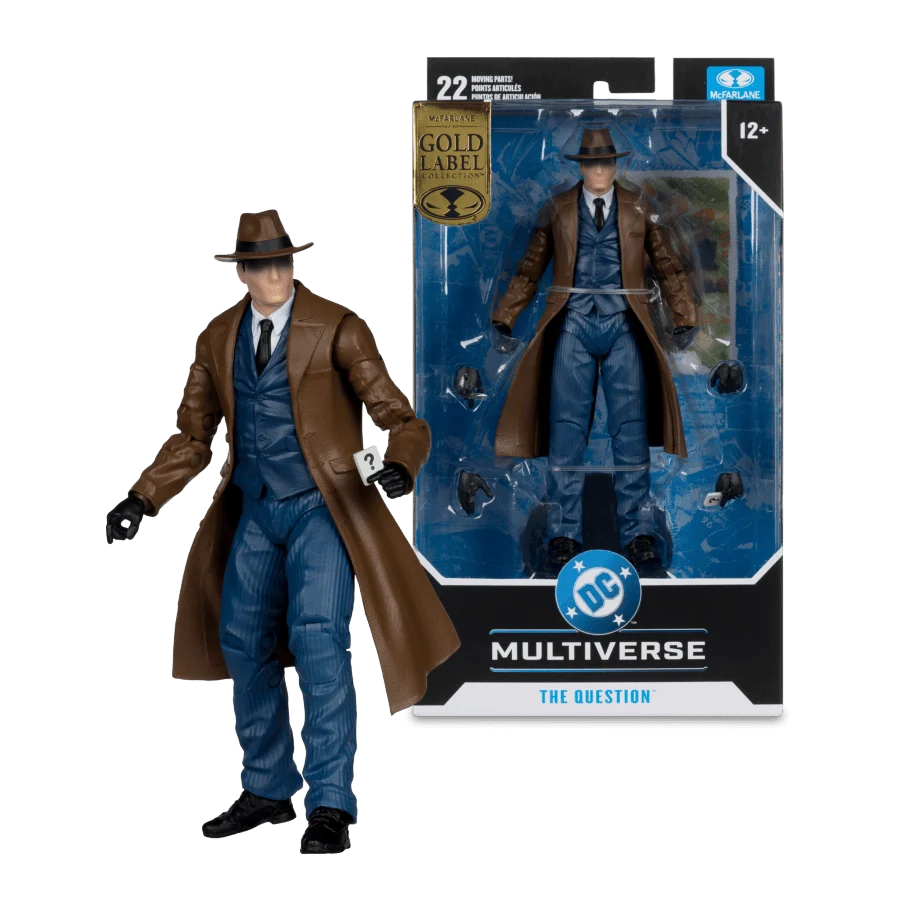 DC Multiverse 7 Inch Scale Action Figure - The Question (Gold Label)