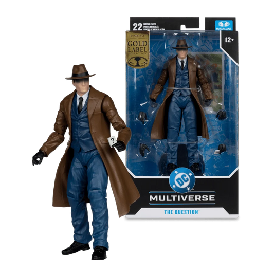 DC Multiverse 7 Inch Scale Action Figure - The Question (Gold Label)