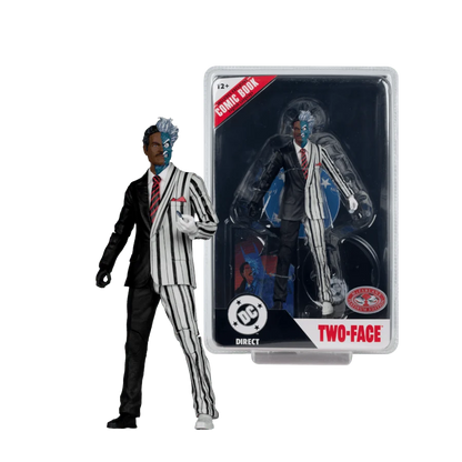 DC Direct 7 Inch Action Figure Page Punchers Wave 13 - Two-Face (1989 Comic) (Red Platinum)