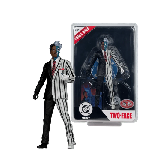 DC Direct 7 Inch Action Figure Page Punchers Wave 13 - Two-Face (1989 Comic) (Red Platinum)