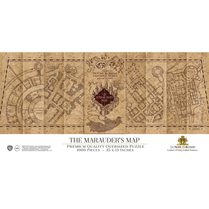 Harry Potter Noble Collection 1000pc Jigsaw Puzzle - Marauders Map
