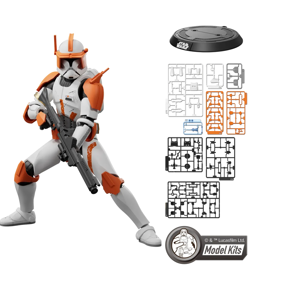 Star Wars Champion Class CC10 Blokees Model Kit - Commander Cody