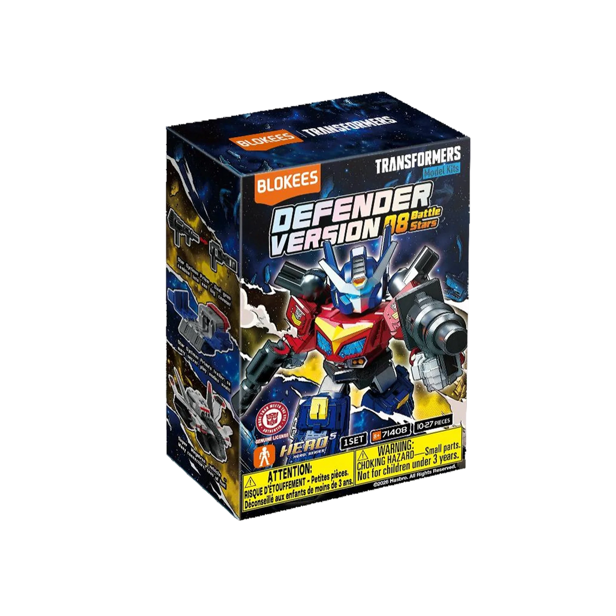 Transformers Defender Version: 08 Battle Stars Blokees Model Kit - Blind Box