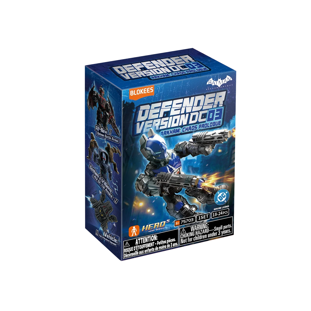 DC Hero Defender Version 03 Blokees Model Kit - Arkham Chaos Prologue Blind Box