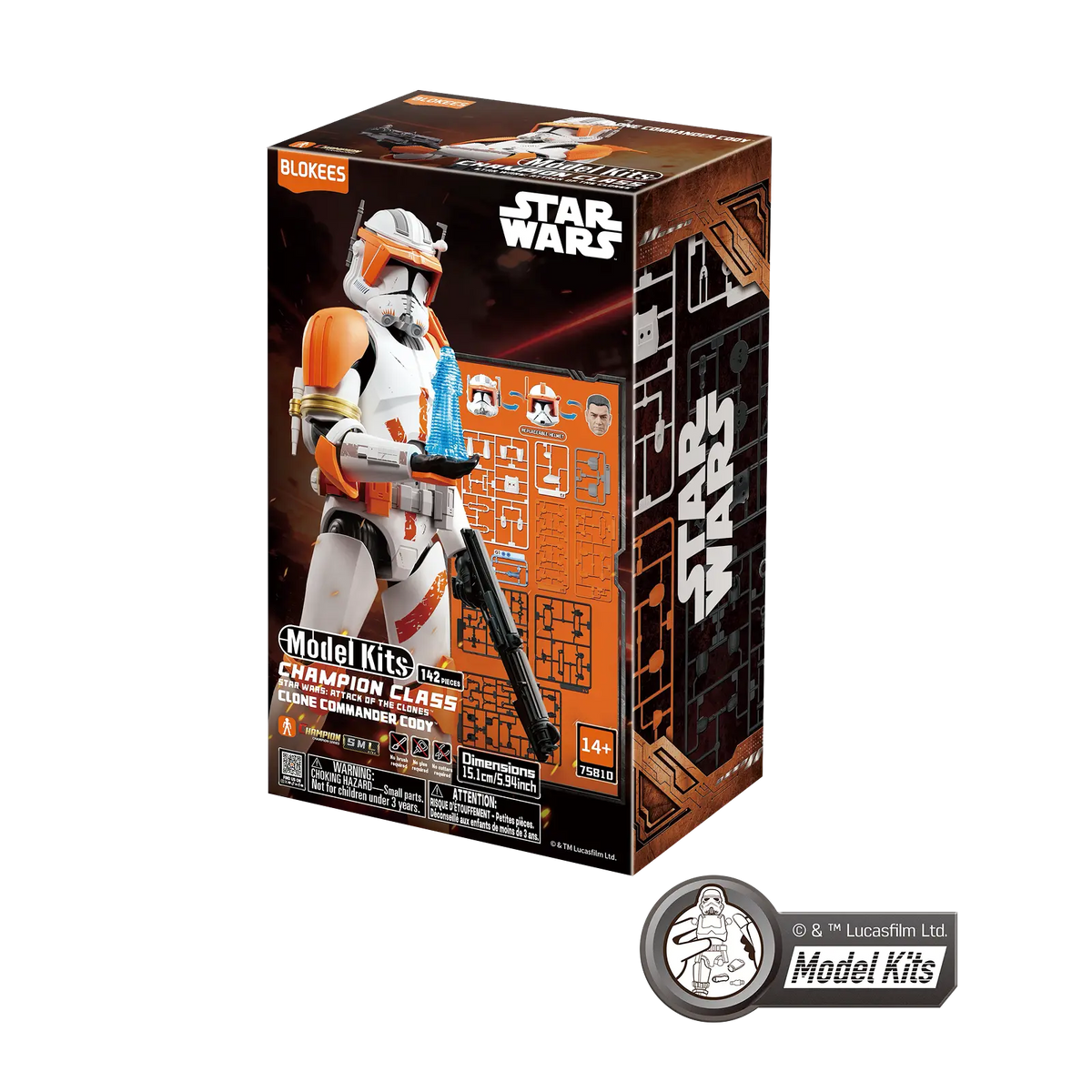 Star Wars Champion Class CC10 Blokees Model Kit - Commander Cody