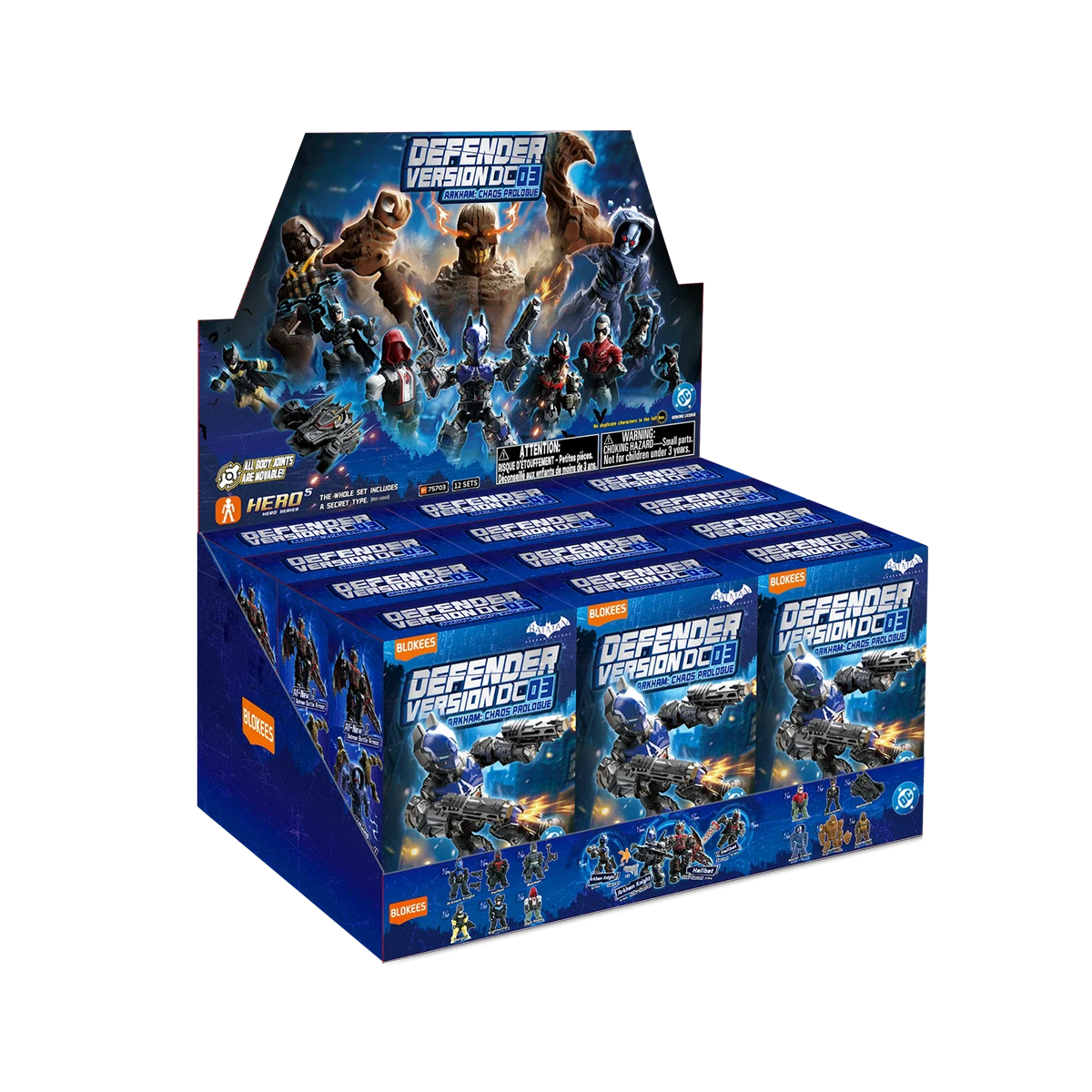 DC Hero Defender Version 03 Blokees Model Kit - Arkham Chaos Prologue Blind Box