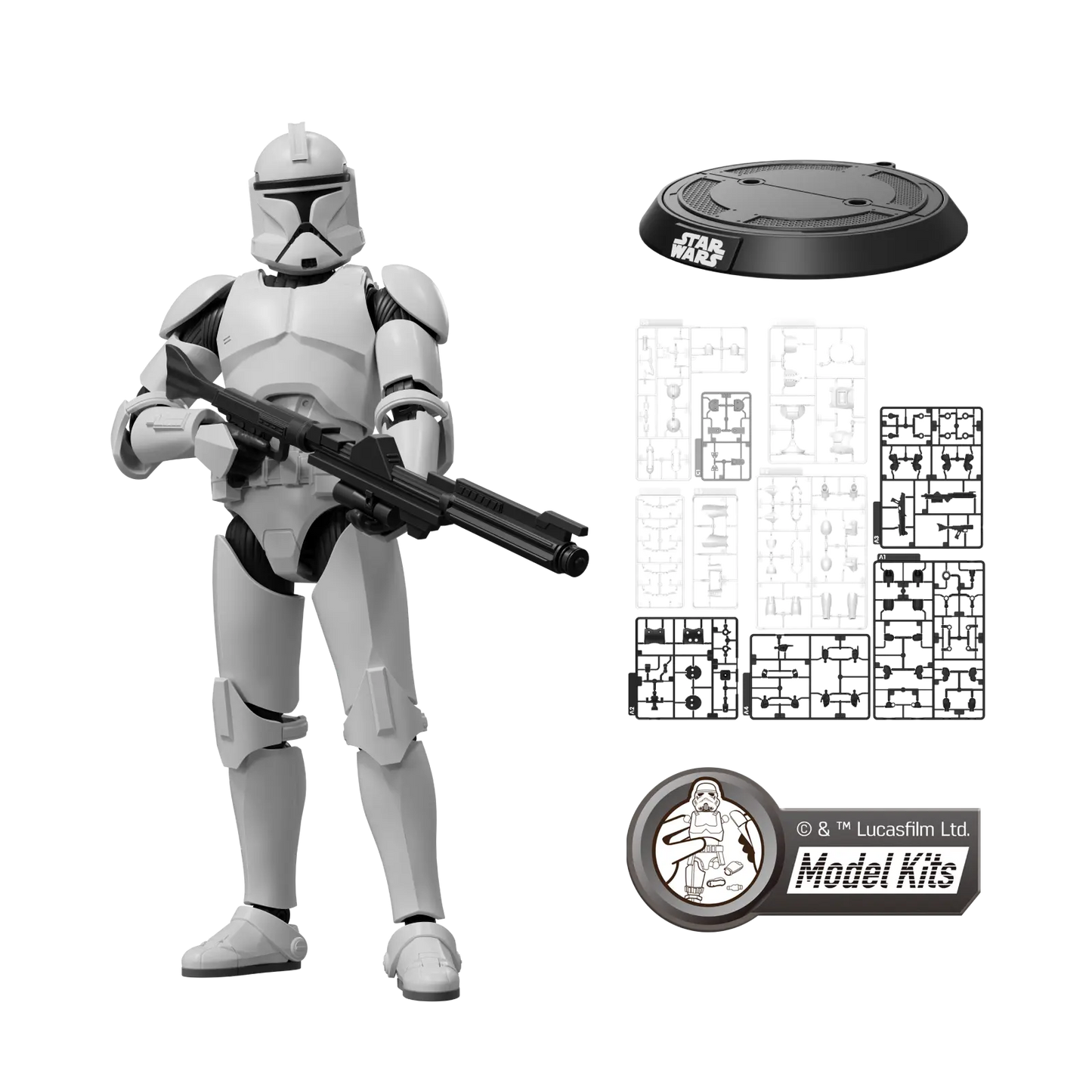 PRE-ORDER Star Wars Champion Class CC07 Blokees Model Kit - Clone Trooper