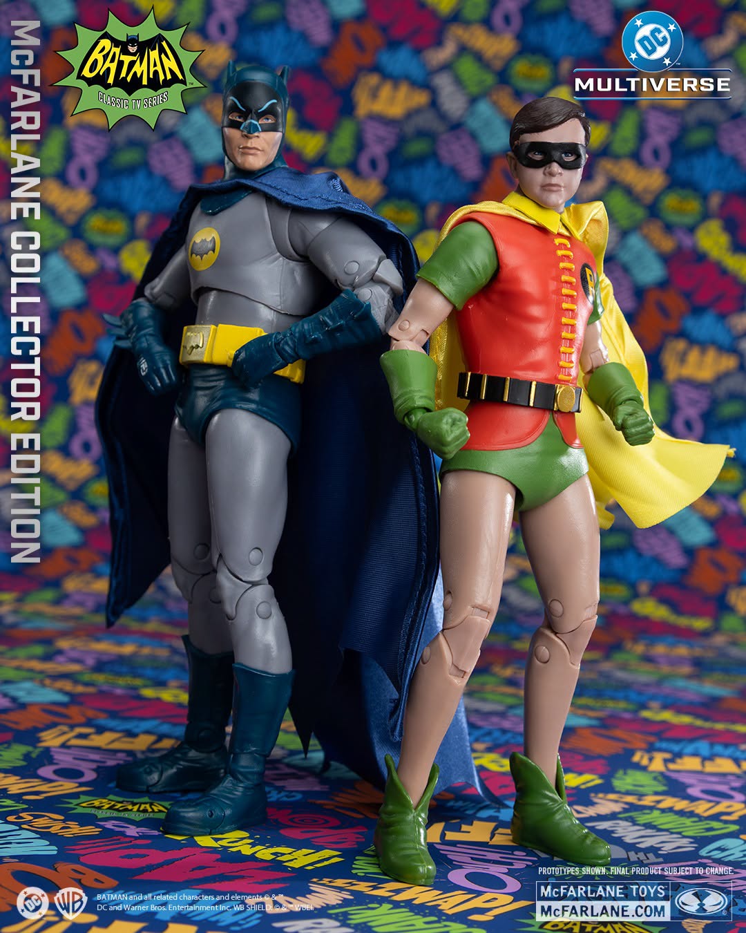 PRE-ORDER DC McFarlane Collector Edition 7 Inch Action Figure 2 Pack - Batman & Robin (Classic TV Series)
