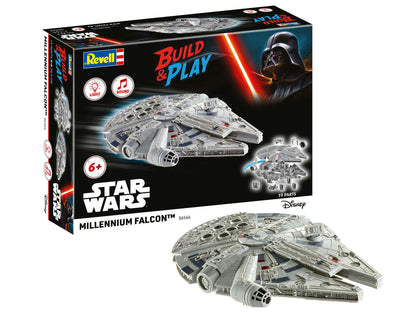 Revell Star Wars 1:164 Scale Build & Play Set - Millennium Falcon (Light/Sound)
