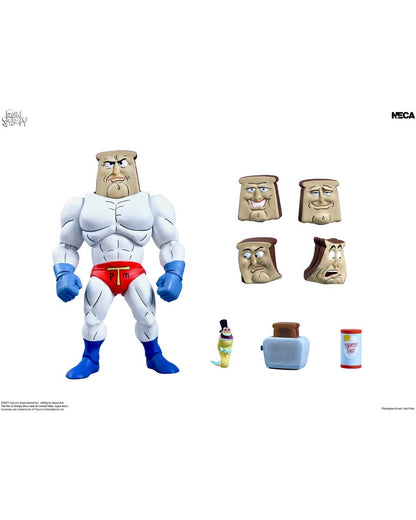 *PRE-ORDER Ren and Stimpy Ultimate 7 Inch Scale Action Figure - Powdered Toast Man