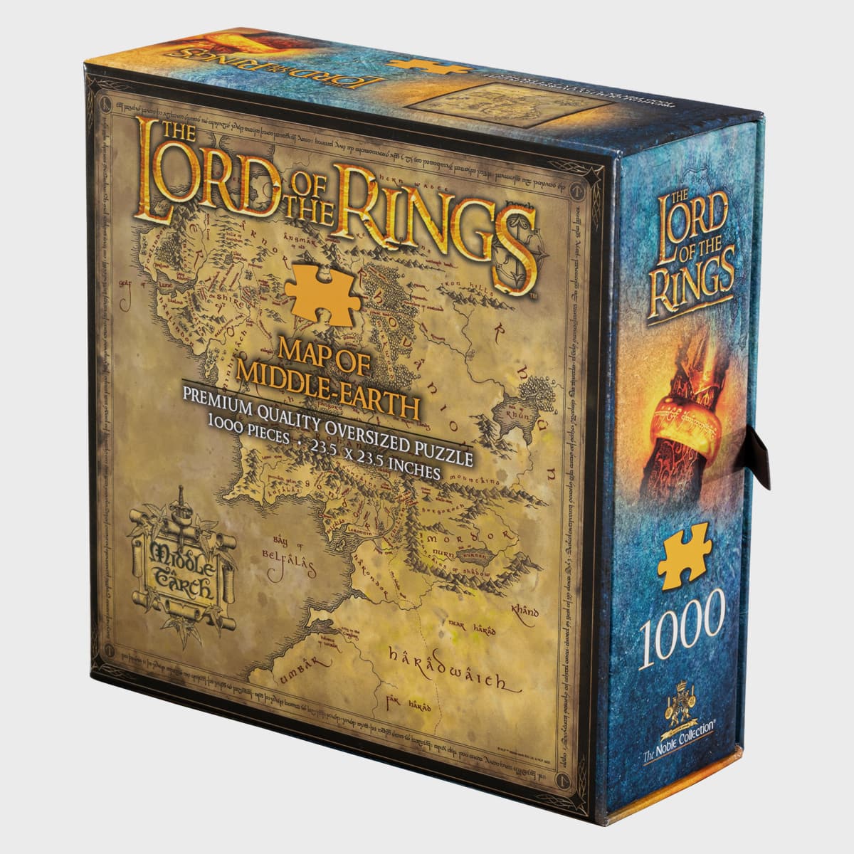 Lord of the Rings Noble Collection 1000pc Jigsaw Puzzle - Map of Middle Earth