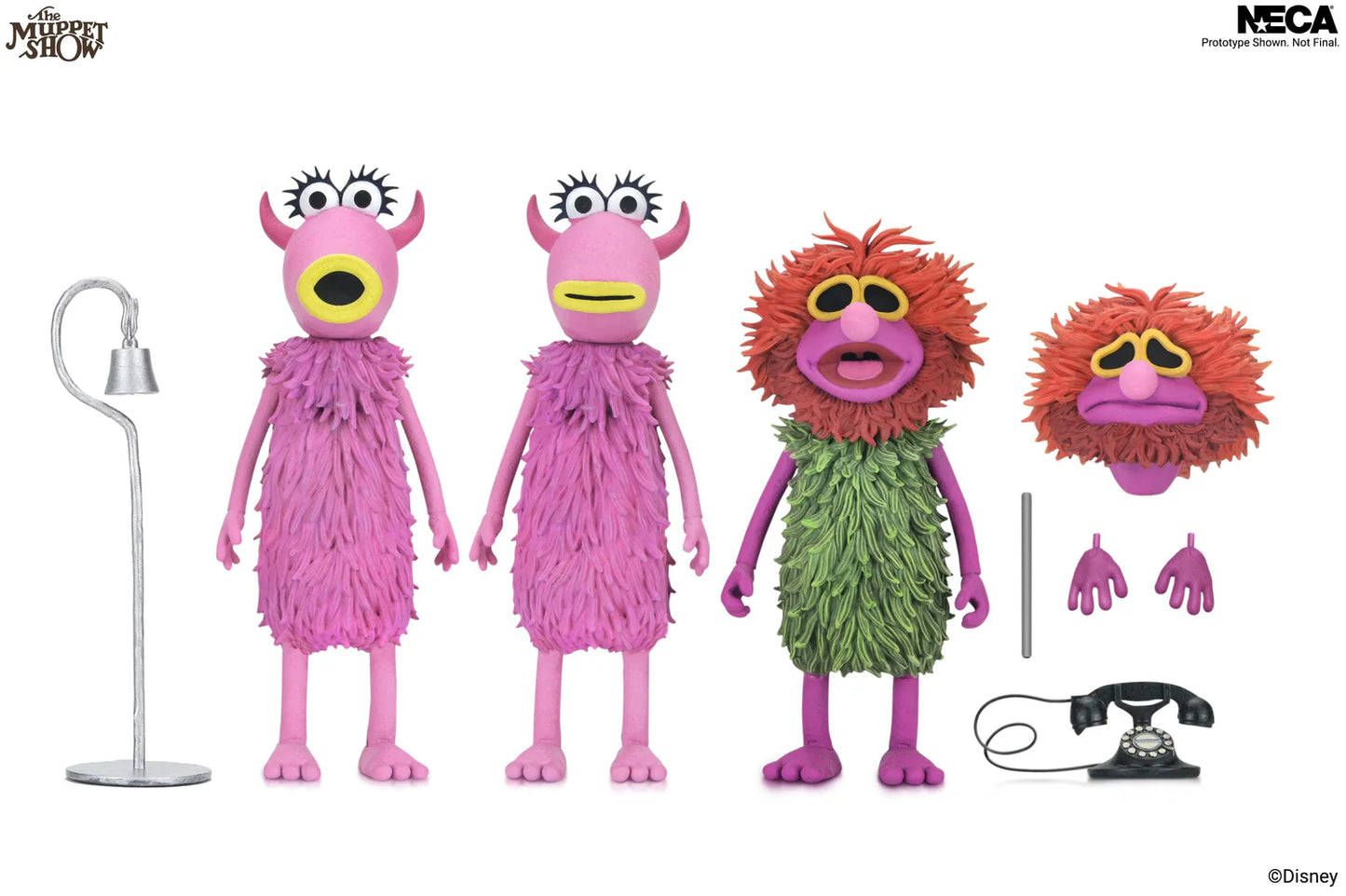*PRE-ORDER The Muppets Show 7 Inch Scale Ultimate Action Figure 3 Pack - Mahna Mahna & The Snowths