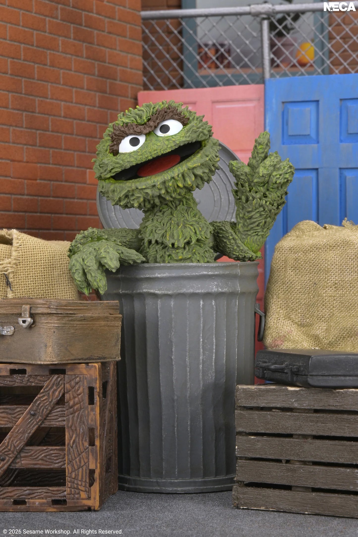 *PRE-ORDER Sesame Street 7 Inch Scale Ultimate Action Figure - Oscar The Grouch