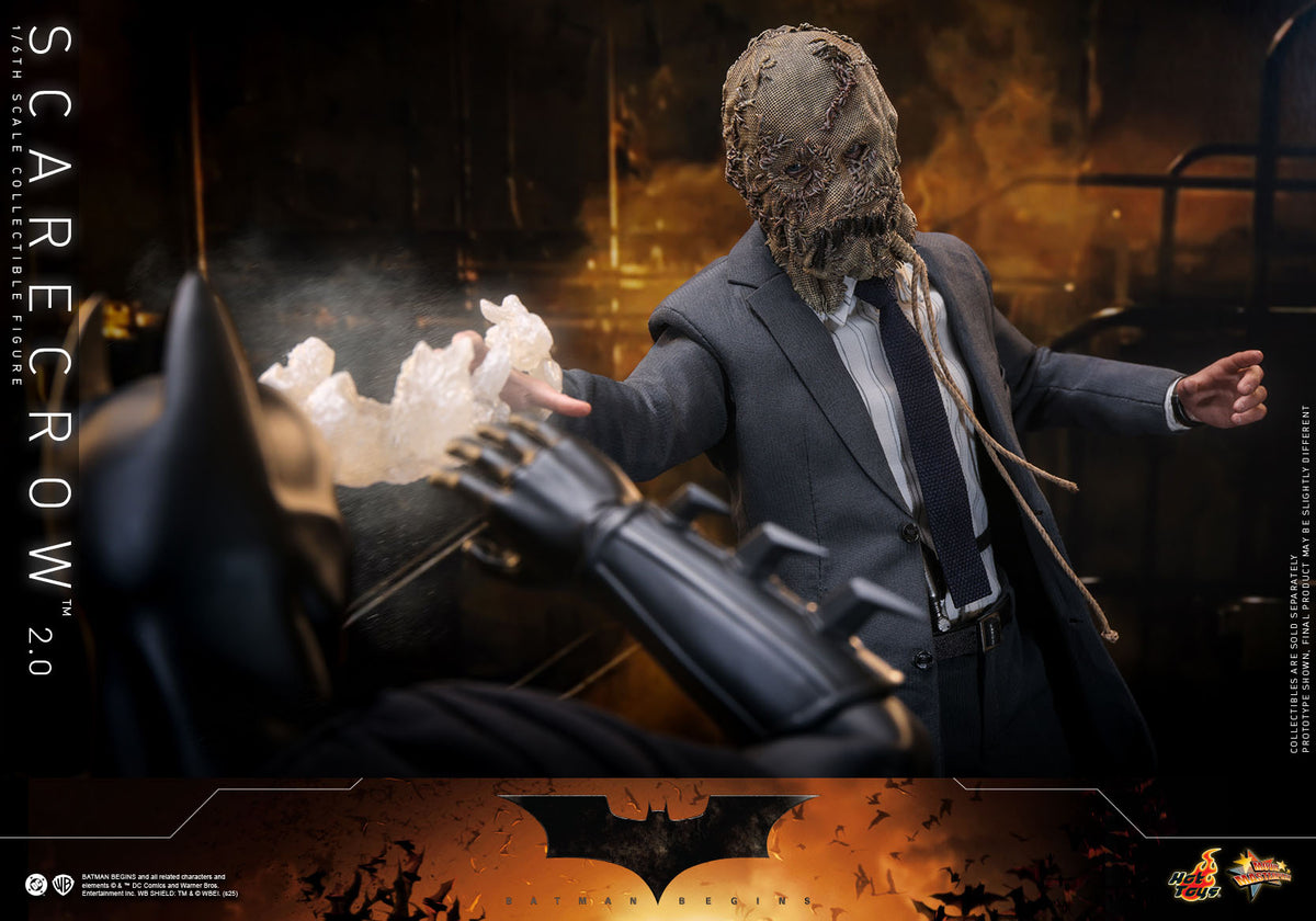 Scarecrow 2.0 - DC Batman Begins Hot Toys Collectibles 1/6 Scale Action Figure